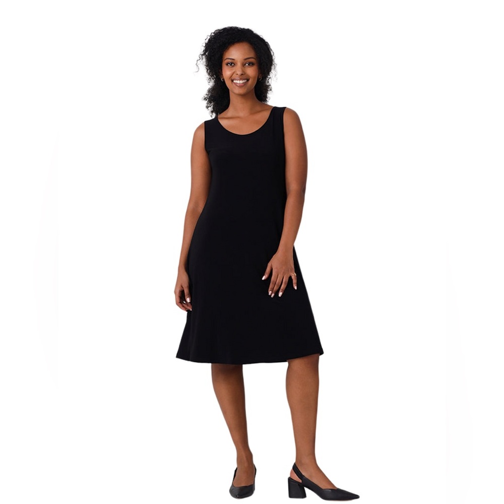 Sympli basic black tank dress size 10